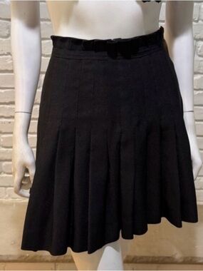 Zach Posen for Target Black Pleated Skirt Women's size 5